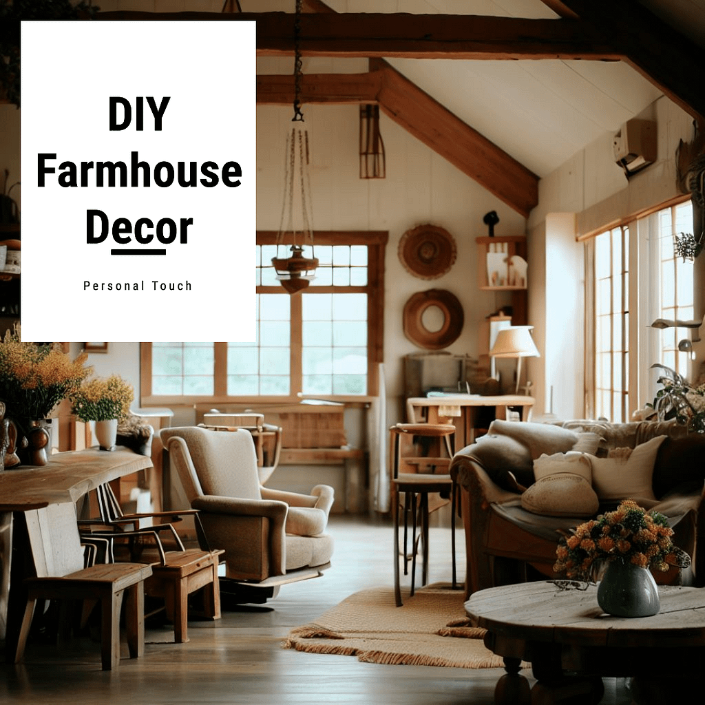 DIY farmhouse decor with personal touch