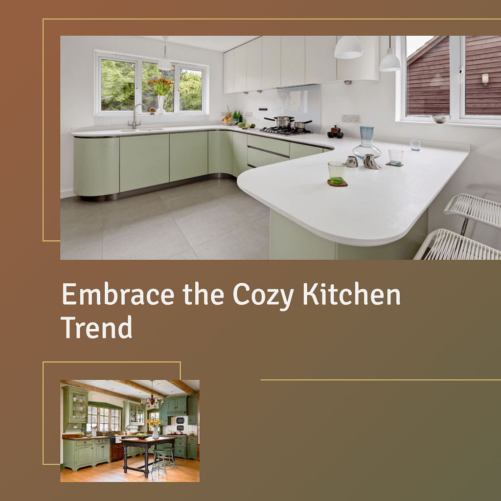 Discover the latest trend in kitchen design - rustic sage green kitchens. Our blog post explores this cozy kitchen trend, featuring a blend of modern and vintage styles. Perfect for those who appreciate the beauty of natural materials and earthy colors.