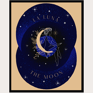 Vintage Moon Wall Art Classic Design