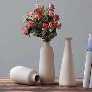 Sculptural And Minimalistic Style Flower Vases for Rustic Home Decor