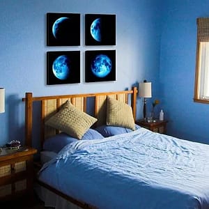 A New Blue Moon Universe Space Wall Art
