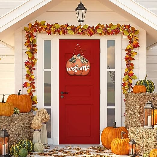 Wooden Fall Sign