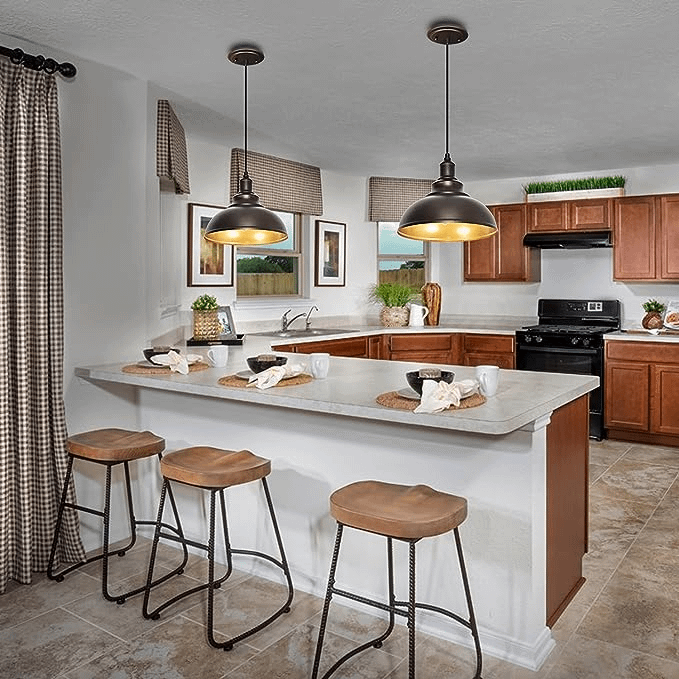 Farmhouse-Style Kitchen Island