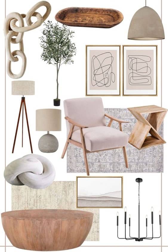 Organic modern Style elements and examples